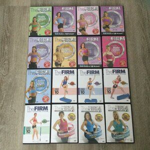 Bundle of 16 THE FIRM Body Sculpting System Workout Fitness Exercise DVDs